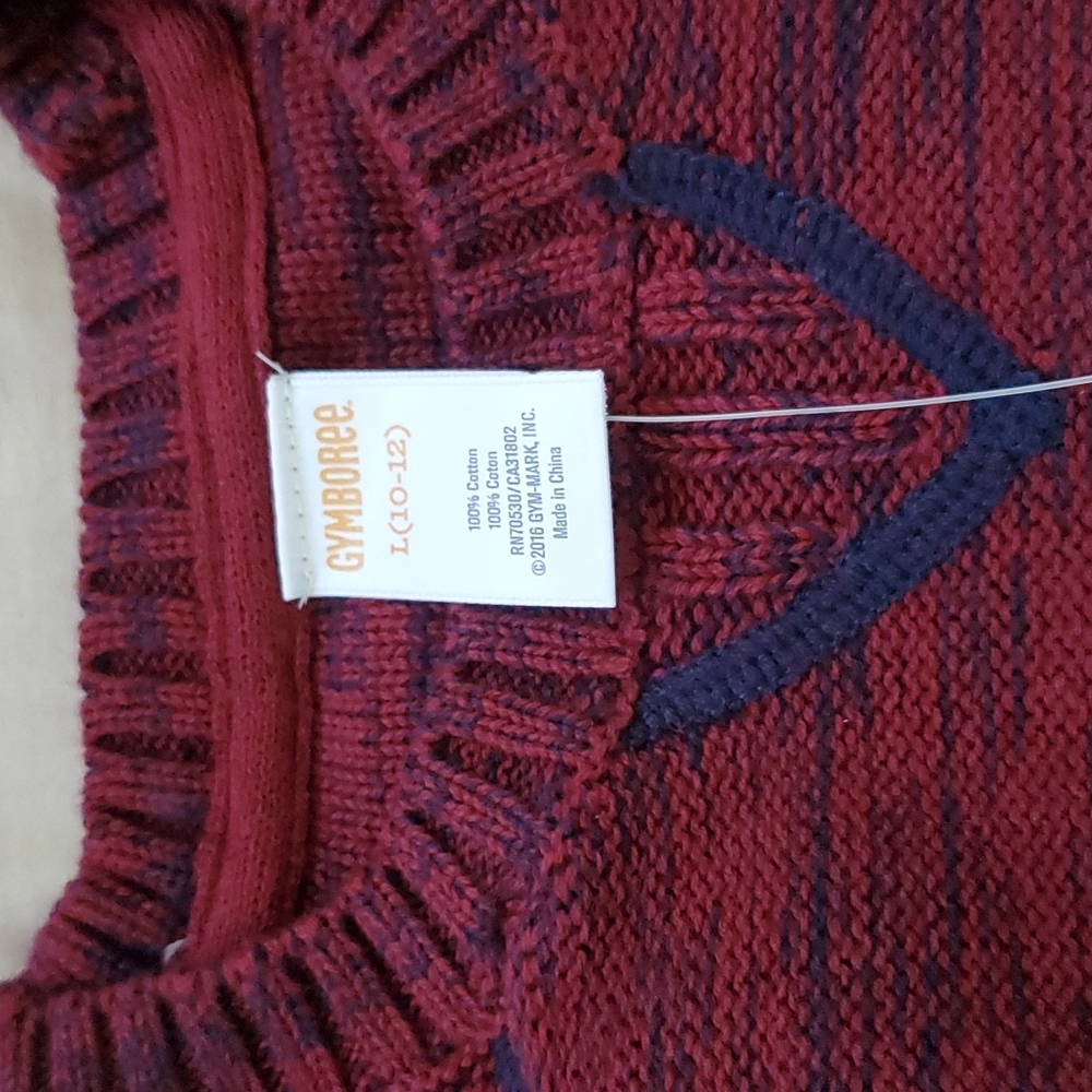 Brand New Gymboree sweater Boys 10-12 - Picture 2 of 4